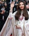 Aishwarya Rai Bachchan at Cannes: Actor sports sindoor, stuns in a white saree with ruby necklaces Indian Chronicle