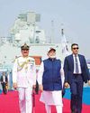 PM dedicates to nation three frontline naval combatants