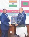 Rajnath Singh, Maldives Defence Minister review bilateral security cooperation