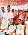 Government Whip, Local MLA Adluri Participates in Fine Rice Distribution Capital Information