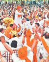 नूंह हिंसा पर महापंचायत, उत्तेजक भाषण 28 को फिर यात्रा निकालने पर लगाई मुहर0