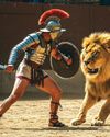 Gladiators fought big cats for entertainment Gladiators fought big cats for entertainment
