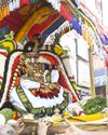 ON BRAHMOTSAVAM'S FIFTH DAY GOVINDARAJA SWAMY ON PALANQUIN, GARUDA BLESSES DEVOTEES0