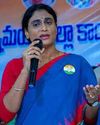 SHARMILA ACCUSES SAJJALA OF MAKING DEROGATORY REMARKS AGAINST WOMEN1
