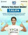 HABUILD SETS 5TH WORLD RECORD ON YOGA DAY WITH LARGEST ONLINE YOGA PARTICIPATION HABUILD SETS 5TH WORLD RECORD ON YOGA DAY WITH LARGEST ONLINE YOGA PARTICIPATION4