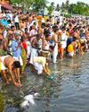 DEVOTEES GATHER ON CAUVERY RIVER BANK IN ERODE FOR 'AADI AMAVASYA' RITUALS DEVOTEES GATHER ON CAUVERY RIVER BANK IN ERODE FOR 'AADI AMAVASYA' RITUALS1