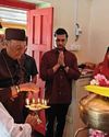 Dr Karan Singh inspects renovated temple in Pahalgam6