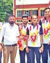 JKUT Volleyball team receives rousing welcome after historic gold at KIYG 202531