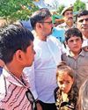 Satish visits relief camps; meets displaced border residents73