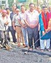 Yudhvir starts blacktopping work from Amar Singh Club to Bhagwati Nagar Yudhvir starts blacktopping work from Amar Singh Club to Bhagwati Nagar25