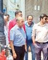 Commissioner JMC visits Rajendra Bazar to address civic issues Commissioner JMC visits Rajendra Bazar to address civic issues2
