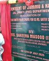 Sakeena inaugurates CRWM for WSSs at Noorabad Kulgam37