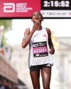 Assefa breaks women-only world marathon record44