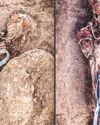 Bone fragments believed to be those of a child found at Chemmani0