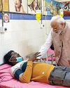 PM IN MORBI, PAYS VISIT T0 TRAGEDY SURVIVORS14