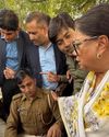 Rajasthan Police vehicle overturns in Vasundhara Raje's convoy, cops injured