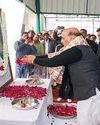 Rajnath Singh Pays Tribute to Former Haryana CM Om Prakash Chautala