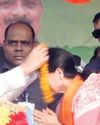 Tejashwi questions Nitish’s ‘health’ after he garlands woman at rally The Business Guardian