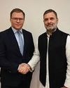 RAHUL GANDHI DISCUSSES GLOBAL CLIMATE CHALLENGES WITH GERMAN ENVIRONMENT MINISTER8