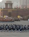 PRESIDENT PRESIDES OVER BEATING RETREAT CEREMONY AS 77TH R-DAY CELEBRATIONS END PRESIDENT PRESIDES OVER BEATING RETREAT CEREMONY AS 77TH R-DAY CELEBRATIONS END45