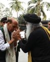 Defence Minister Rajnath Singh arrives for Mahashivaratri celebrations at Isha Yoga Centre28
