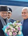 VP CP Radhakrishnan arrives in Srinagar on two-day visit28