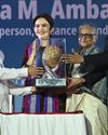 Nita Ambani receives KISS Humanitarian Award 20255