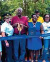 McClinton, Gauthier, city leaders honor fallen hero, cheer new basketball court