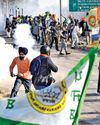 Police fire tear gas shells, farmers call off protest