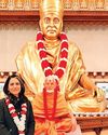 Tulsi Gabbard visits Akshardham Temple