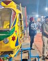 Two kids fall off a ride at Vadodara fun fair