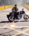 Stunt-loving bikers seek adrenaline rush on roads