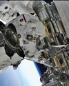 Sunita, Wilmore Take First Spacewalk Together