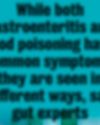 Is it food poisoning or gastro?41