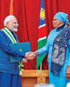 Modi Receives Namibia's Top Civilian Award Modi Receives Namibia's Top Civilian Award28