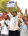 Guj College students demand hostel facility Guj College students demand hostel facility8