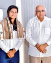 WC-winning Radha Yadav is felicitated by Bhupendra Patel8
