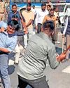 Palanpur police's brutality goes viral Palanpur police's brutality goes viral5