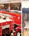 Massive fire at Surat textile market, 3 rescued from lift Massive fire at Surat textile market, 3 rescued from lift10