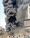 Massive fire breaks out at warehouse in Surat13