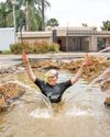 This South African politician goes snorkeling in a giant pothole27