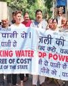 Dimple leads protest against power, water crisis in Jammu The Northlines