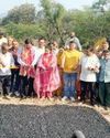 Pawan Gupta inaugurates black-topping work The Northlines