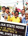 Dimple leads protest demanding restoration of statehood, Darbar move8