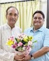 Wattal calls on Azad in New Delhi to enquire about his health Wattal calls on Azad in New Delhi to enquire about his health