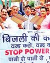 Dimple leads protest over power cuts, water crisis in Jammu Dimple leads protest over power cuts, water crisis in Jammu