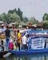 Apni Party organizes 'Shikara Rally' at Dal Lake The Northlines