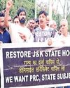 Dimple leads protest rally for Statehood restoration The Northlines