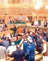 Uproarious scenes in Assembly over corruption allegations, flood relief discussion Uproarious scenes in Assembly over corruption allegations, flood relief discussion1
