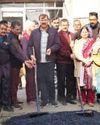 Arvind kick-starts blacktopping works Arvind kick-starts blacktopping works10